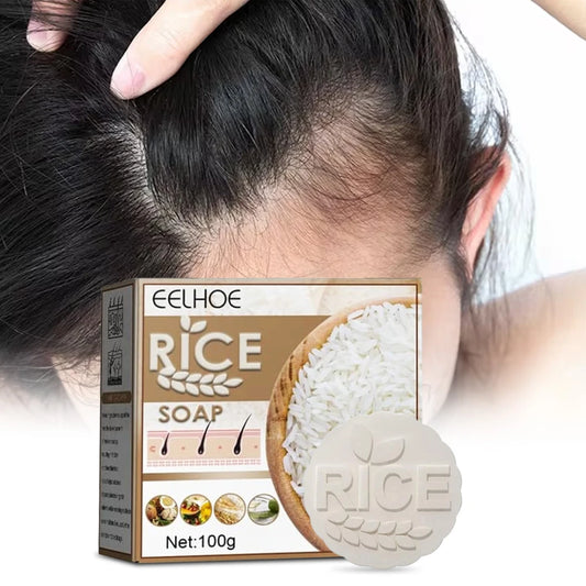 صابون العناية بالشعر بخلاصة الأرز الطبيعي - Rice Soap - أطلبي واحدة و أحصلي على الثانية مجانا