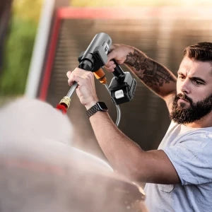 Mobile Carwash Gun 48v | مضخة غسيل لا سلكية 48 فولت متعددة الاستخدامات