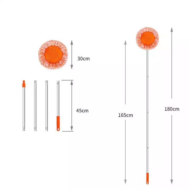 SunflowerMop™ : ممسحة تنظيف فعالة مع مقبض طويل